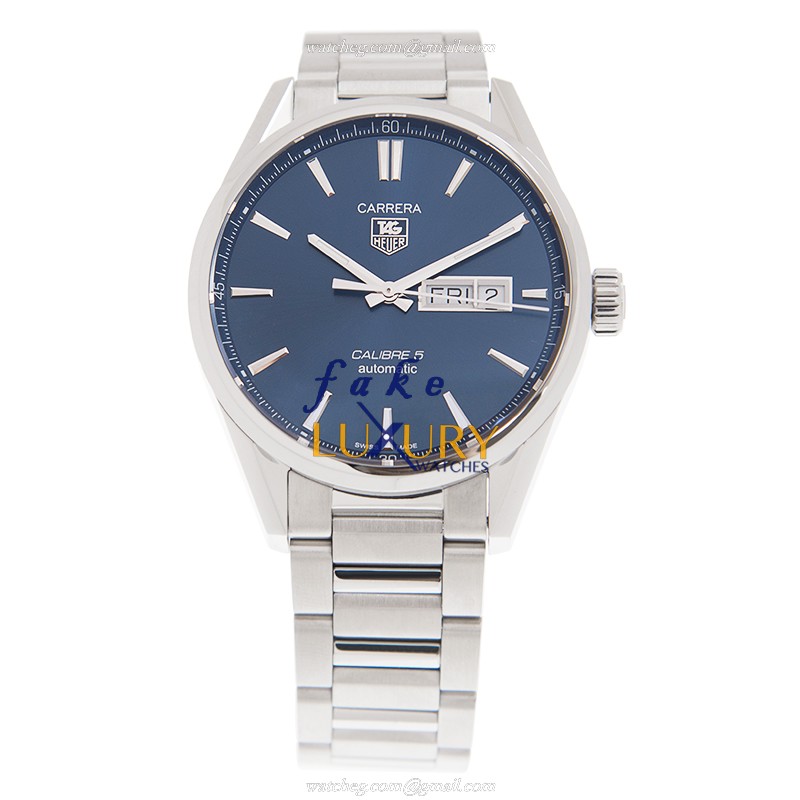 WAR201E.BA0723 - Tag Heuer Carrera Replica Watch - Automatic - Blue Dial - Steel - Image 2