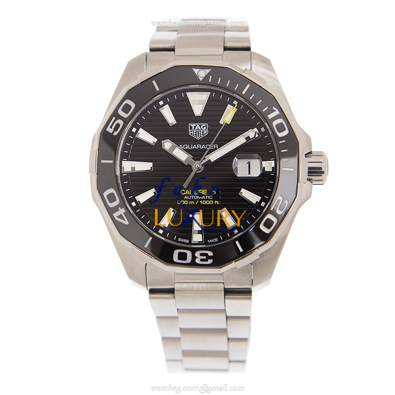 WAY201A.BA0927 - Tag Heuer Aquaracer Replica Watch - Automatic - Black Dial Steel - Image 2