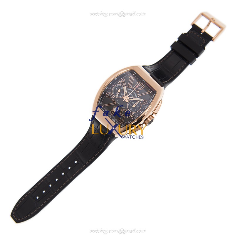 Franck Muller V 45 CC DT 5N.NR VANGUARD Automatic 18kt Rose Gold Replica Watch - Luxury Swiss Clone - Image 2