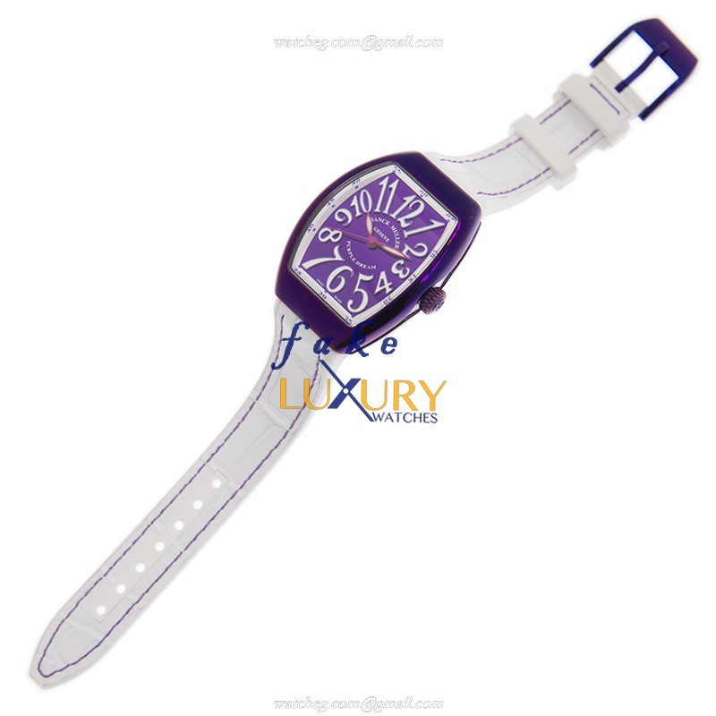 Franck Muller V 32 SC AT FO PUR DRM AC.BC Vanguard Replica Watch, Automatic, Purple Dial, Steel Case - Image 2