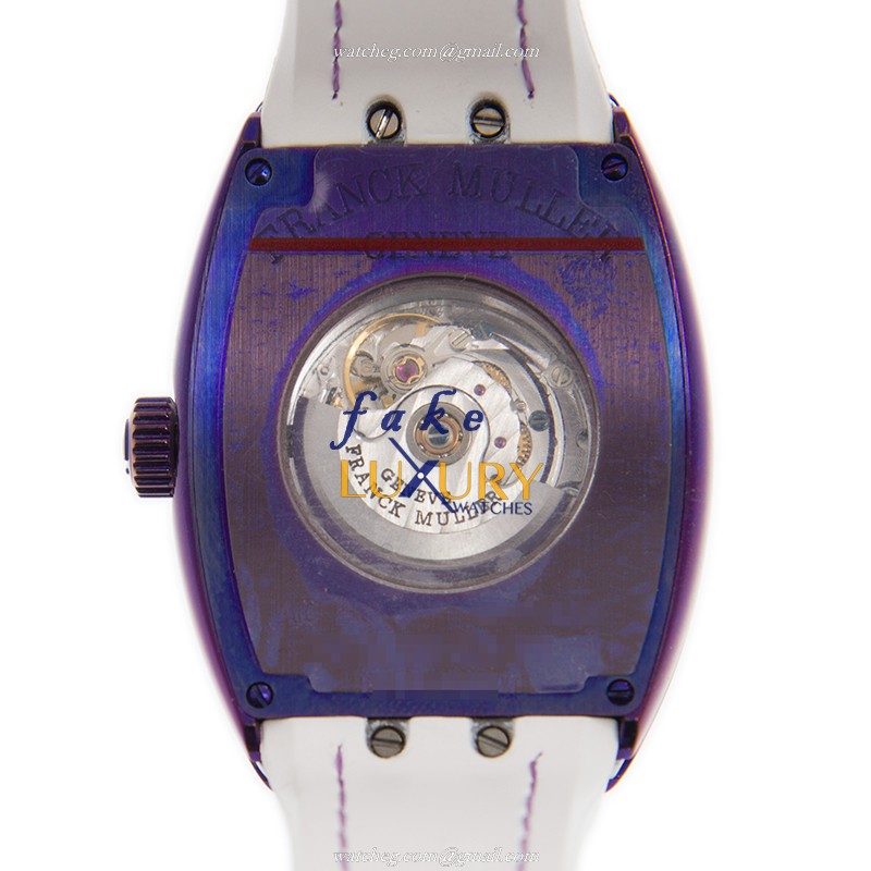 Franck Muller V 32 SC AT FO PUR DRM AC.BC Vanguard Replica Watch, Automatic, Purple Dial, Steel Case - Image 3