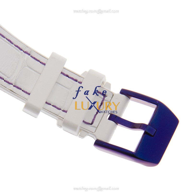 Franck Muller V 32 SC AT FO PUR DRM AC.BC Vanguard Replica Watch, Automatic, Purple Dial, Steel Case - Image 4