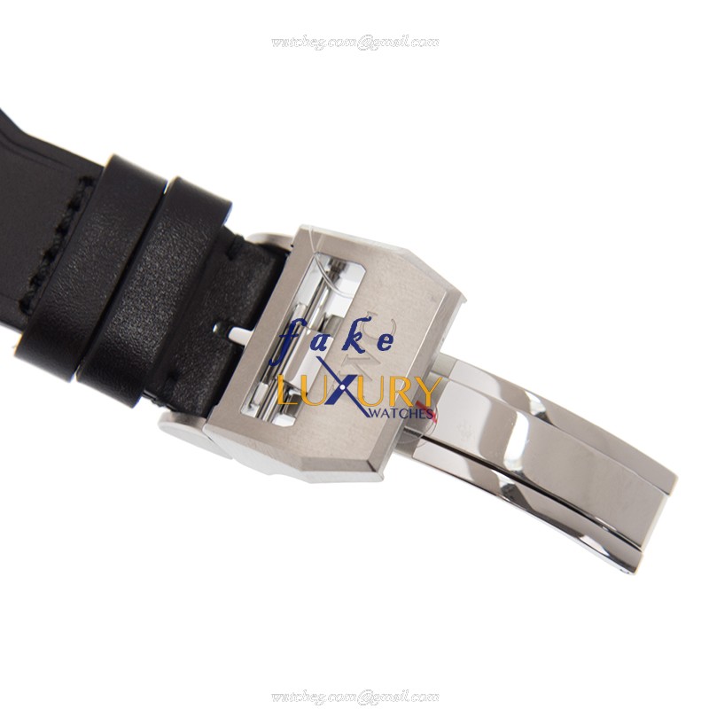 IWC IW501001 PILOTS Automatic - Replica Watch - Steel Case - Black Dial - Leather Strap - 42.5mm - Image 4