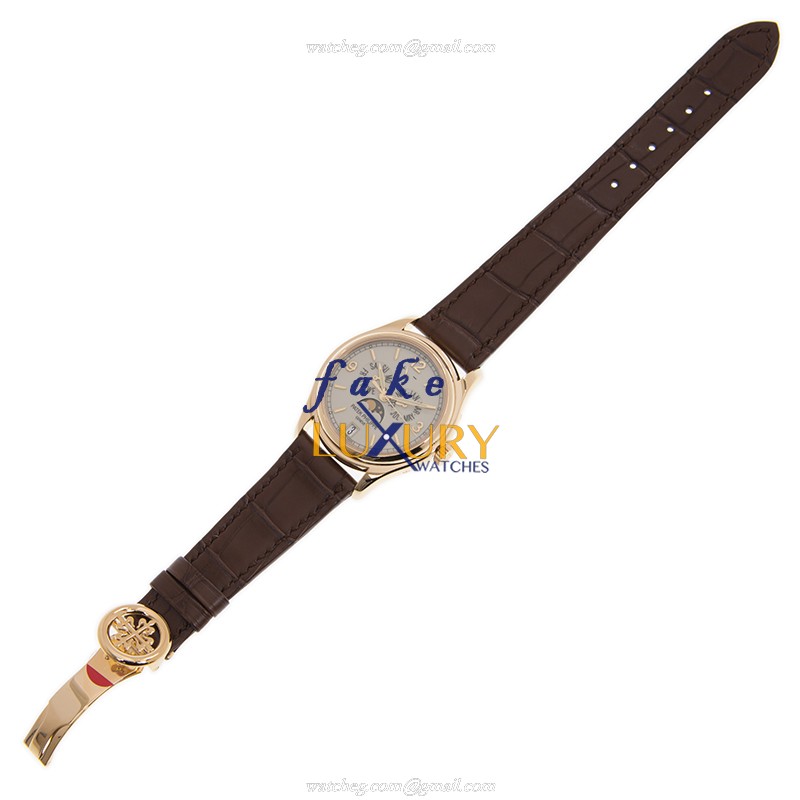 Patek Philippe 5146J-001 Replica Watch, Automatic Movement, White Dial, 18kt Yellow Gold Case - Image 2