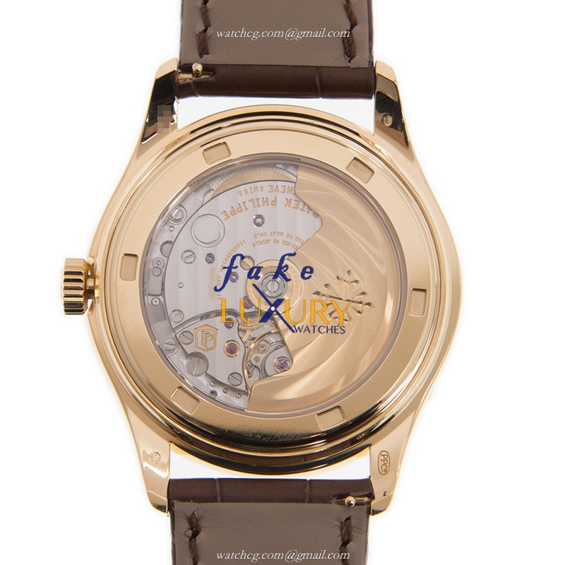 Patek Philippe 5146J-001 Replica Watch, Automatic Movement, White Dial, 18kt Yellow Gold Case - Image 3