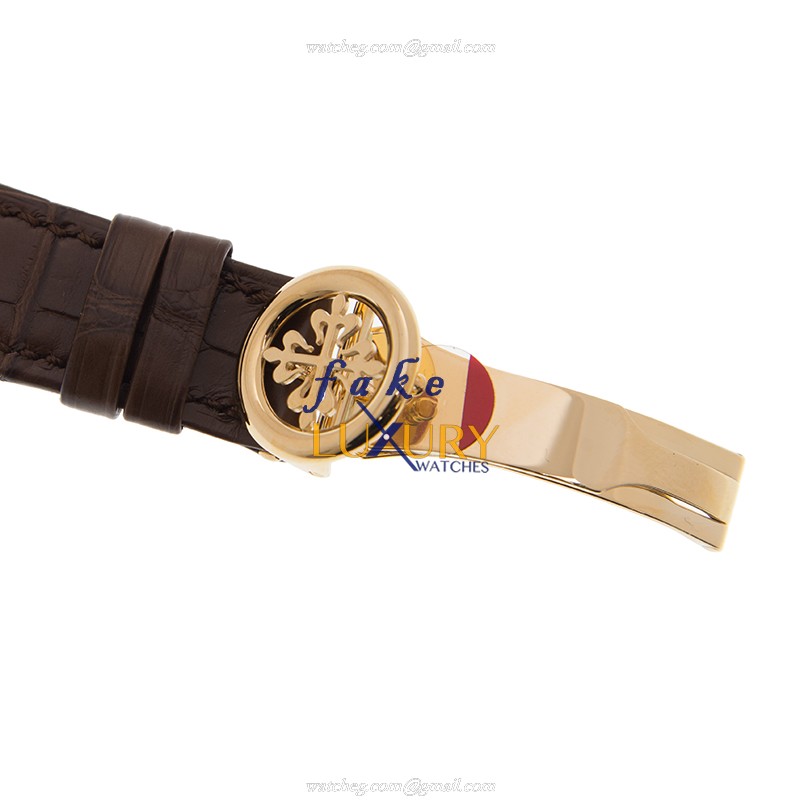 Patek Philippe 5146J-001 Replica Watch, Automatic Movement, White Dial, 18kt Yellow Gold Case - Image 4