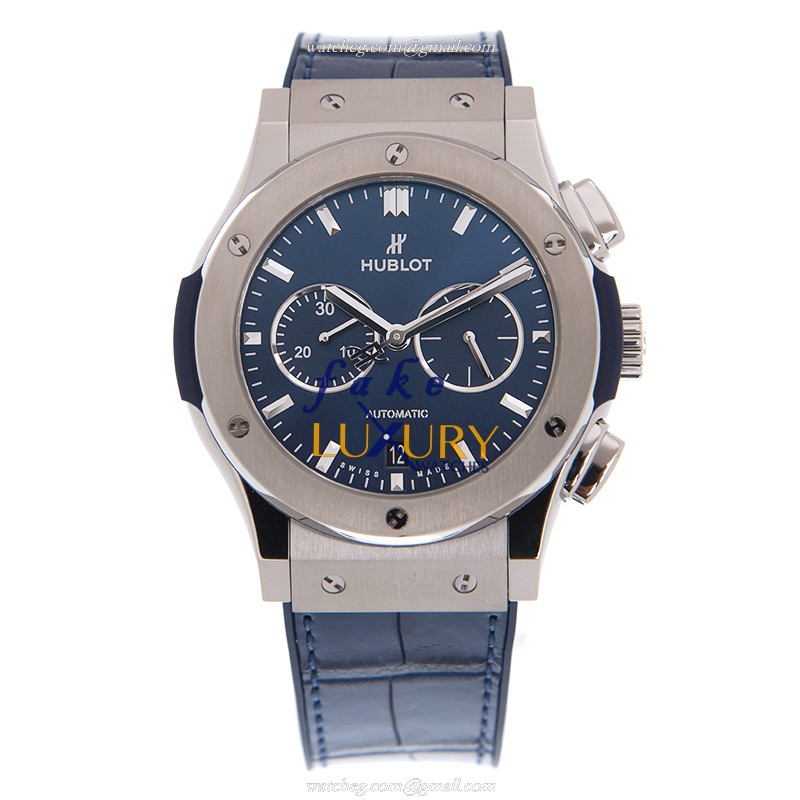 Hublot 541.NX.7170.LR Classic Fusion Automatic Stainless Steel Replica Watch, Swiss Movement, Blue - Image 2