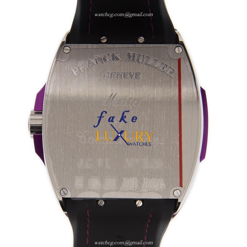 Franck Muller V 45 SC DT RACING Automatic Black Dial Stainless Steel Replica Watch - Image 3