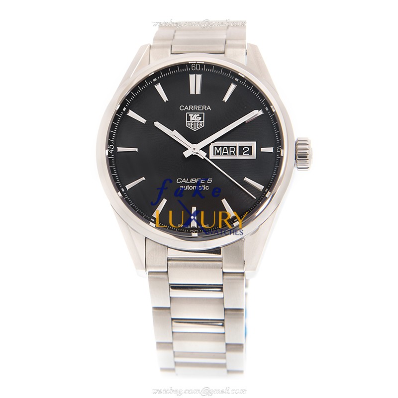 WAR201A.BA0723 - Tag Heuer Carrera Replica Watch - Automatic - Black Dial Steel - Image 2