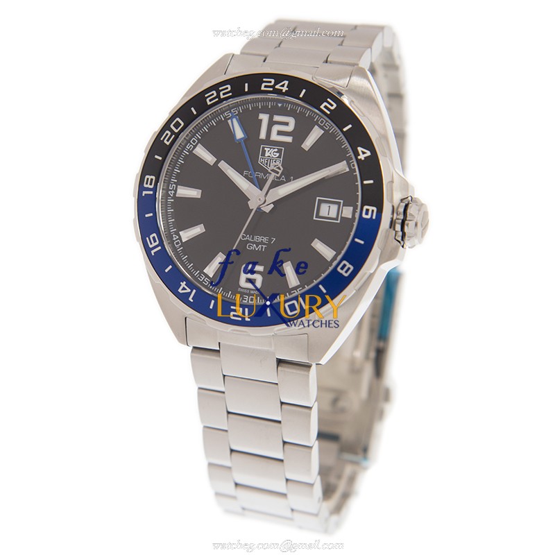 Tag Heuer WAZ211A.BA0875 F1 Quartz Stainless Steel Black Dial Replica Watch - Image 3