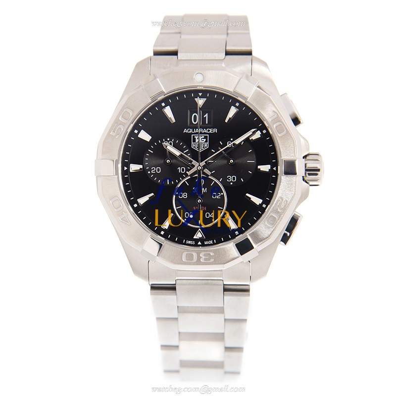 Tag Heuer CAY1110.BA0927 Aquaracer Quartz 43mm Stainless Steel Black Dial Replica Watch - Image 2