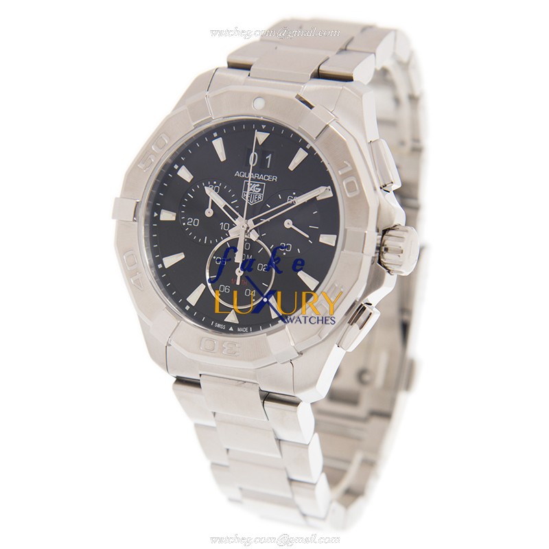 Tag Heuer CAY1110.BA0927 Aquaracer Quartz 43mm Stainless Steel Black Dial Replica Watch - Image 3