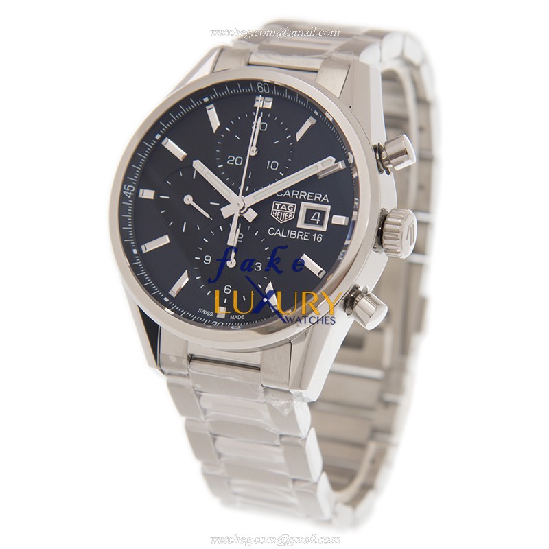 Tag Heuer Carrera CBK2110.BA0715 Replica Watch, Black Dial, Steel Case, Automatic Movement - Image 3
