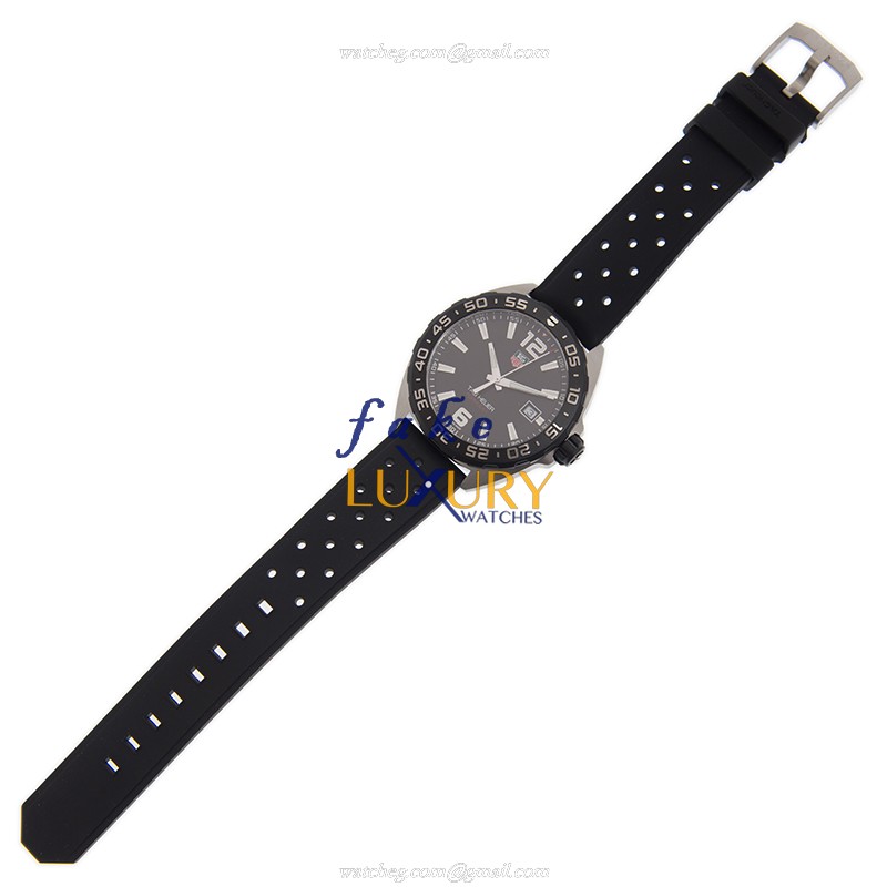 Tag Heuer WAZ1110.FT8023 Formula 1 Replica Watch With Quartz Movement, Black Dial, Steel Case - Image 2