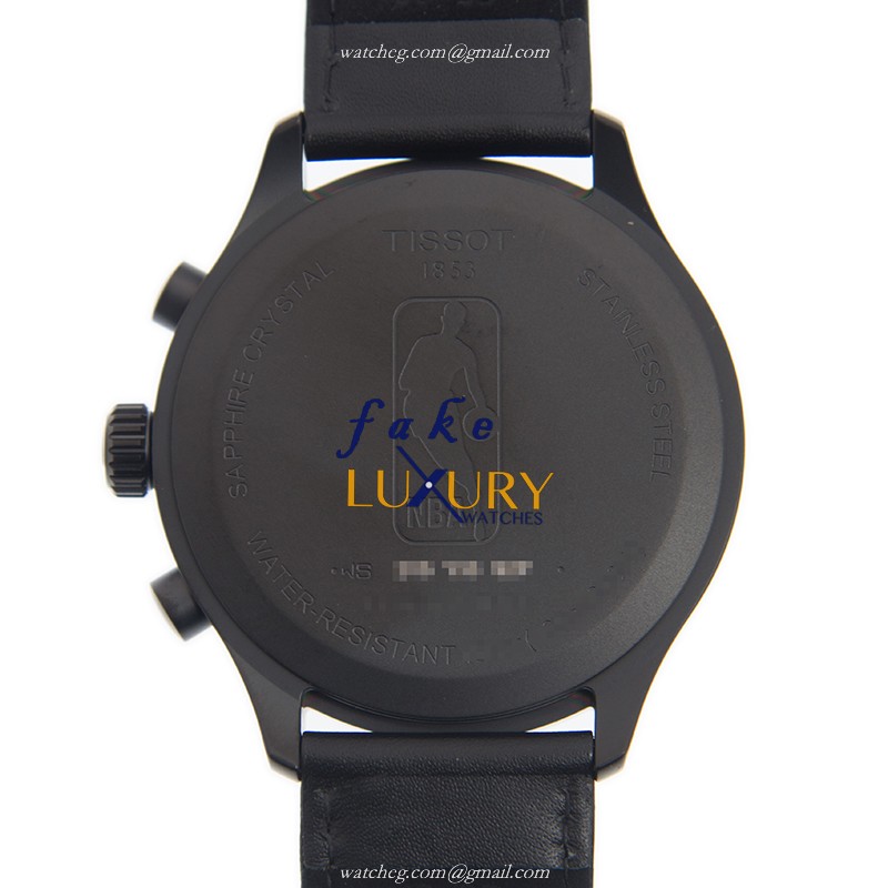 T116.617.36.051.03 - Tissot Chrono XL Replica Watch - Quartz - Black Dial Black Leather - Image 3