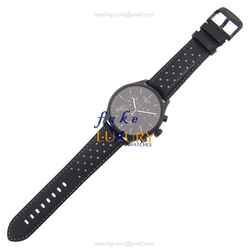 Tissot Chrono XL Quartz Black Dial Leather Strap T116.617.36.051.04 | Steel | Replica Watch - Image 2