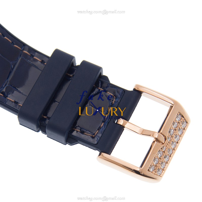 Franck Muller V 45 SC DT D CD DRAGON KING 5N.BL - Replica Watch - 18kt Rose Gold & Diamonds - Image 4