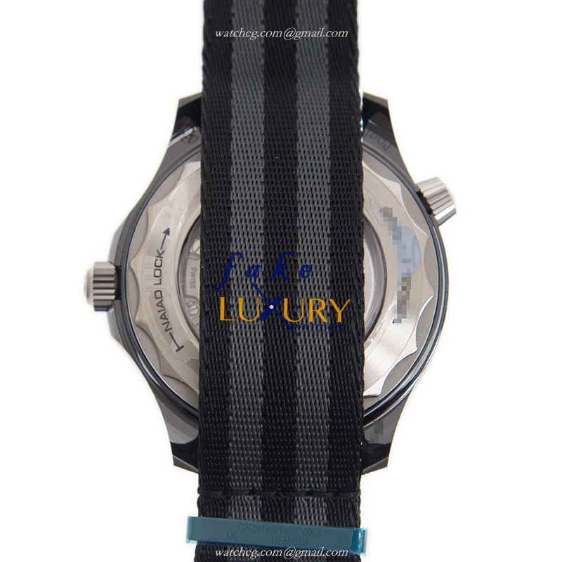 Omega 210.92.44.20.01.002 Seamaster Replica Watch, Black Dial, Ceramic Case, Automatic - Image 3
