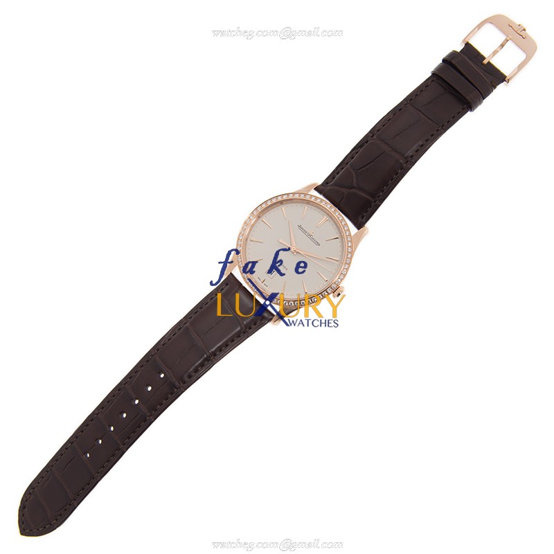 Jaeger-Lecoultre Q1232501 Master Ultra Thin - Replica Watch - Automatic - 18kt Rose Gold Diamonds - Image 2