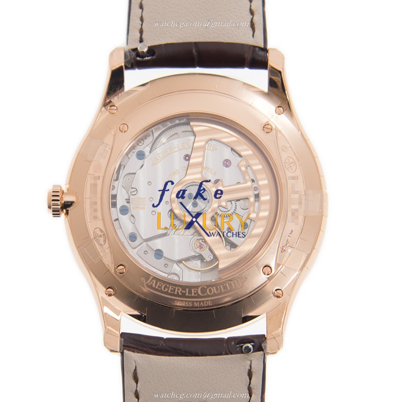 Jaeger-Lecoultre Q1232501 Master Ultra Thin - Replica Watch - Automatic - 18kt Rose Gold Diamonds - Image 3