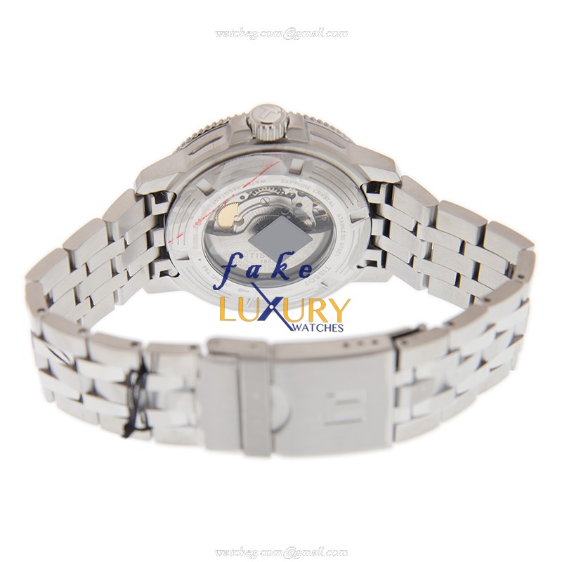 T120.407.11.041.00 - Tissot Classique Replica Watch - Automatic - Blue Dial Silver Steel - Image 4