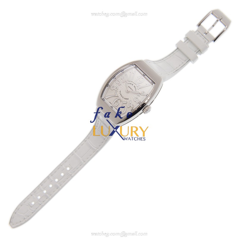 Franck Muller V 29 QZ AC.BC VANGUARD Quartz Stainless Steel White Dial Replica Watch - Image 2