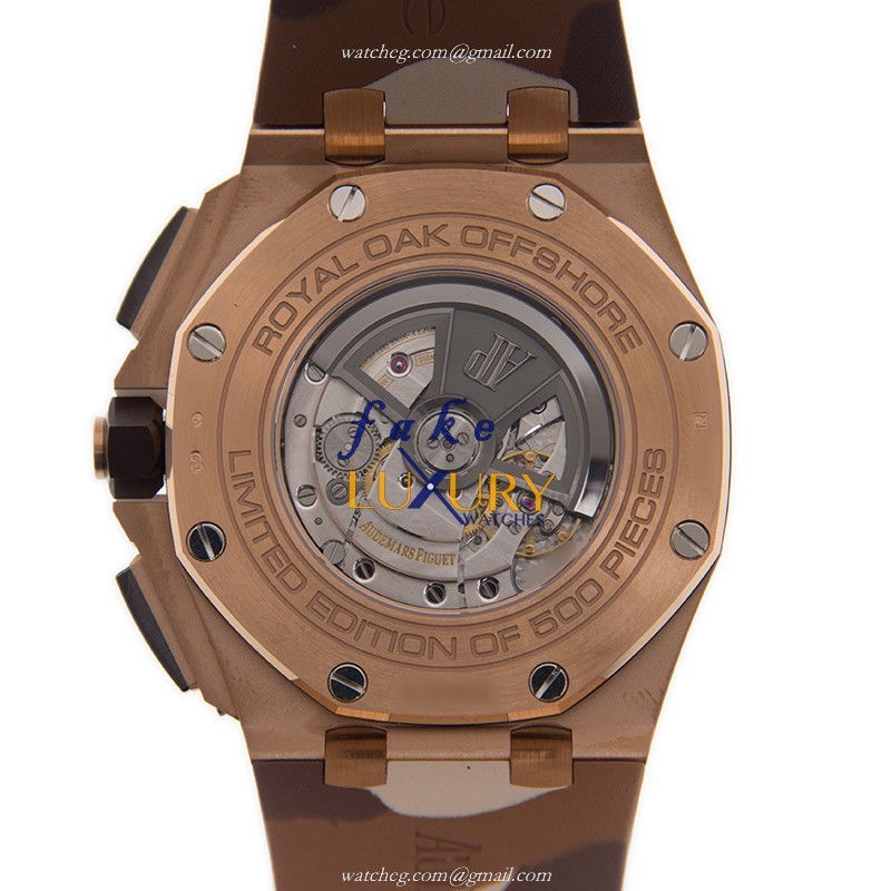 Audemars Piguet 26401RO.OO.A087CA.01 Royal Oak Offshore Automatic Brown Dial Replica Watch - Image 3