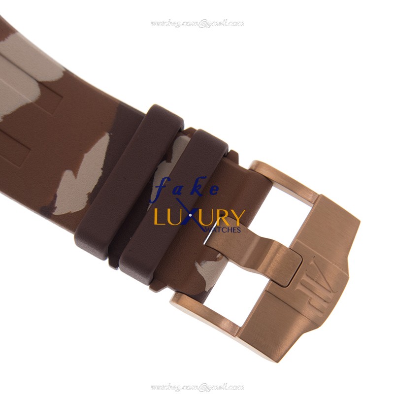 Audemars Piguet 26401RO.OO.A087CA.01 Royal Oak Offshore Automatic Brown Dial Replica Watch - Image 4