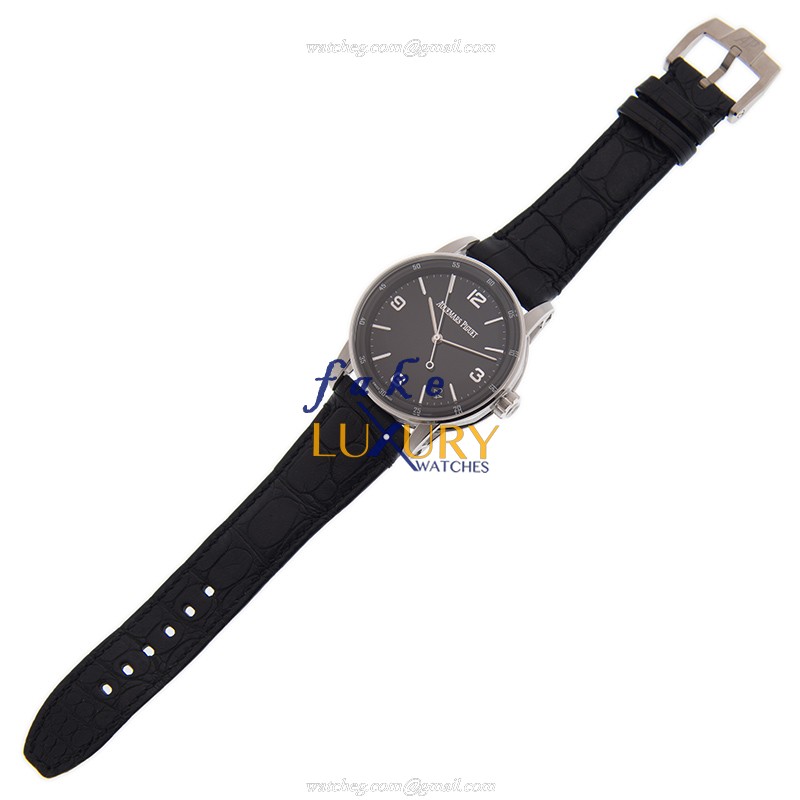 Audemars Piguet 15210BC.OO.A002CR.01 CODE 11.59 Replica Watch, Black Dial, 18kt White Gold Case - Image 2