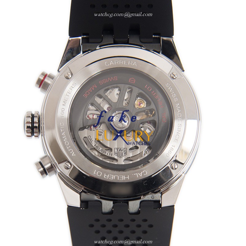 Tag Heuer CAR201V.FT6046 Carrera - Replica Watch - Automatic - Ceramic & Steel Case - Transparent - Image 3