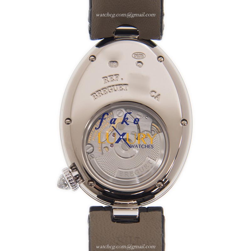 Breguet 8928BB/51/944/DD0D Reine de Naples - Replica Watch - Automatic - 18kt White Gold Diamond - Image 3