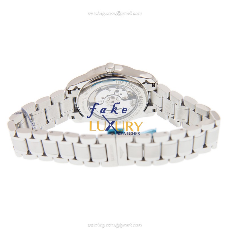 Longines L2.909.4.78.6 Master Replica Watch, White Dial Silver Steel Automatic - Image 4