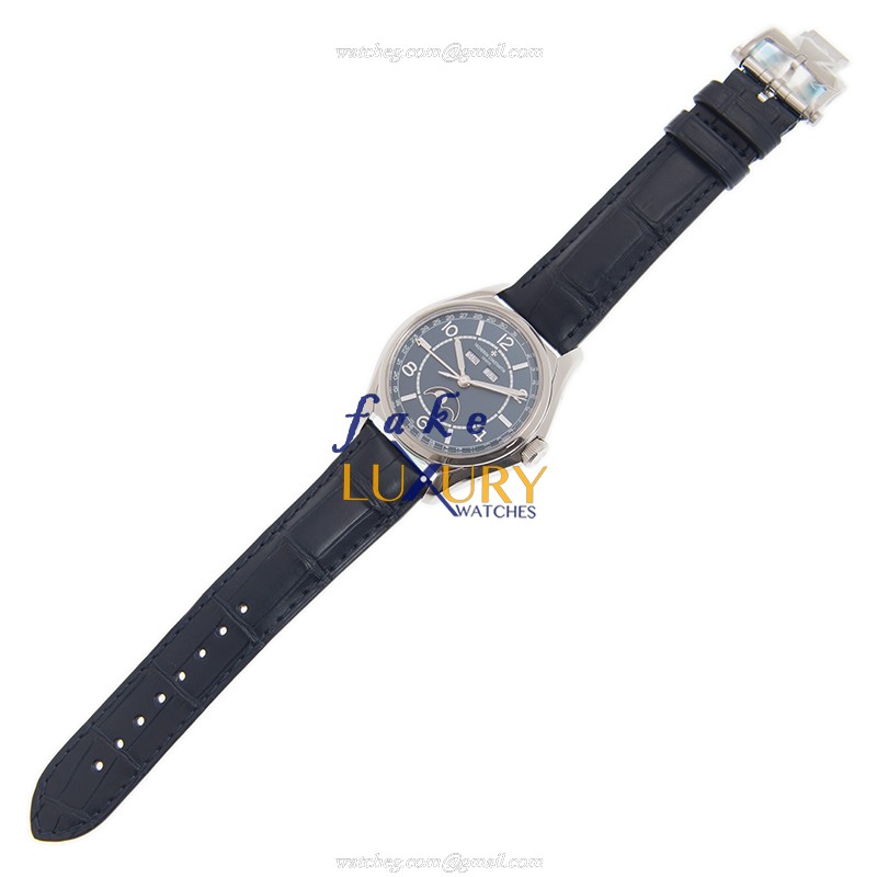 Vacheron Constantin 4000E/000A-B548 Fiftysix Replica Watch, Blue Dial, Steel Case, Automatic - Image 2