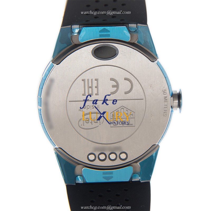 Tag Heuer CONNECTED SBF818000.11FT8031 Ceramic Black Dial Rubber Strap Replica Watch - Image 4