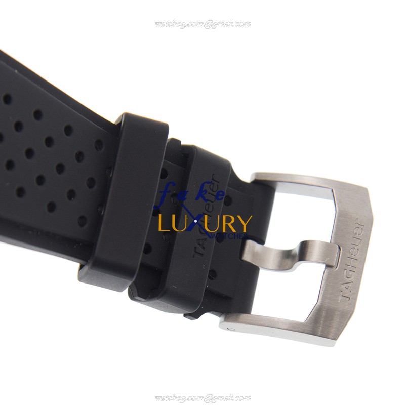Tag Heuer CONNECTED SBF818000.11FT8031 Ceramic Black Dial Rubber Strap Replica Watch - Image 5
