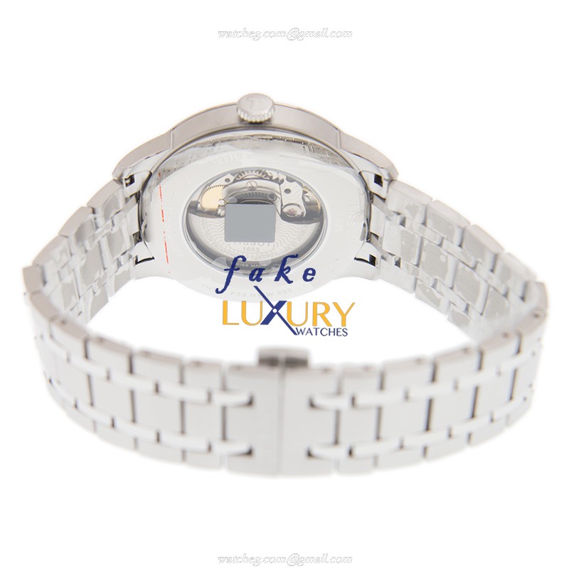 Tissot Chemin Des Tourelles T099.407.11.048.00 Replica Watch, Blue Dial, Automatic, Steel Case - Image 4