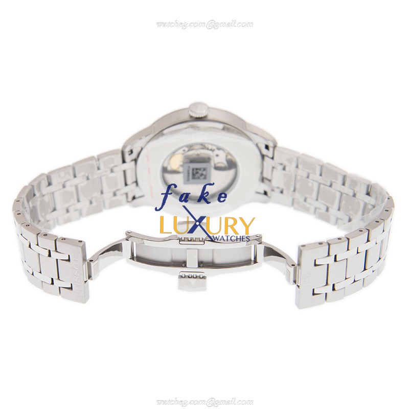 Tissot Chemin Des Tourelles T099.407.11.048.00 Replica Watch, Blue Dial, Automatic, Steel Case - Image 5