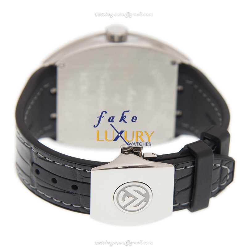 Franck Muller Vanguard V 45 SC DT AC.BC Automatic White Dial Stainless Steel Replica Watch - Image 5