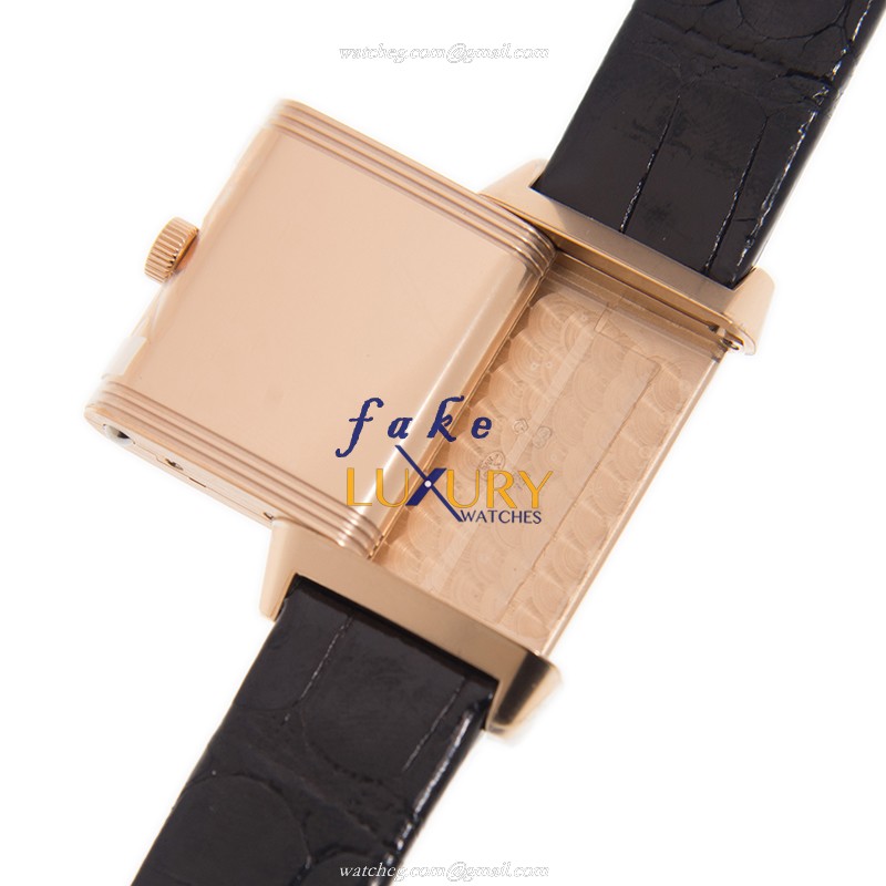 Jaeger-Lecoultre Q2602540 Reverso Replica Watch White Dial Manual Wind 18kt Rose Gold - Image 5