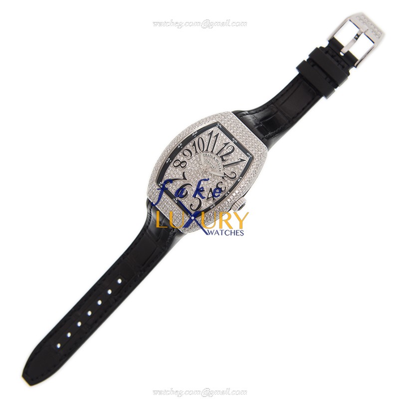 Franck Muller V 35 SC AT FO D CD AC.NR - Replica Watch - Automatic - Stainless Steel Diamonds - Image 2