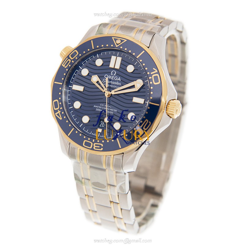 Omega 210.20.42.20.03.001 SEAMASTER - Automatic - 18kt Gold & Steel - Replica Watch - Image 3