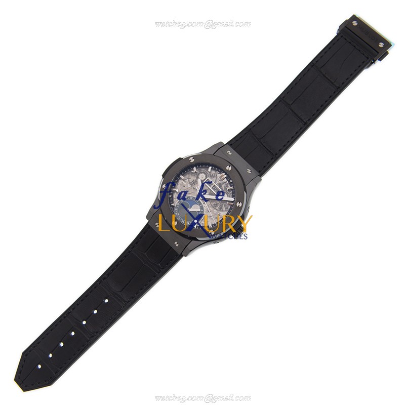Hublot 547.CX.0170.LR - Classic Fusion - Automatic Ceramic - 42mm - Silver Dial - Leather Strap - Image 2