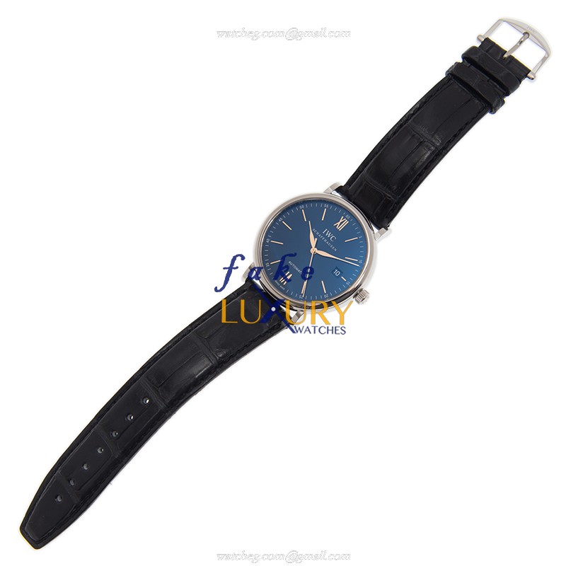 IW356523 - IWC Portofino Replica Watch Automatic Blue Dial Stainless Steel - Image 2