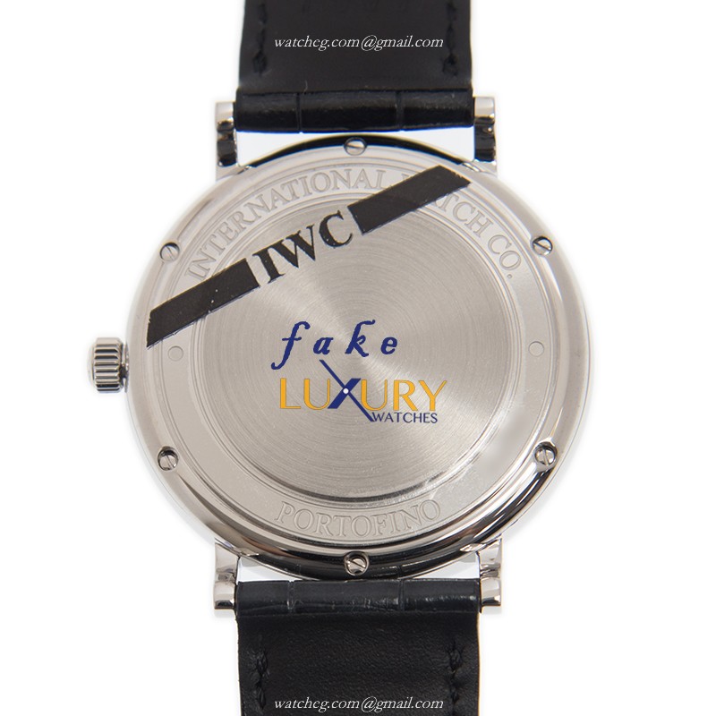 IW356523 - IWC Portofino Replica Watch Automatic Blue Dial Stainless Steel - Image 3
