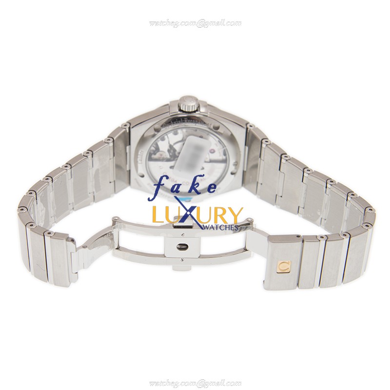 Omega 123.10.38.21.02.002 Automatic Stainless Steel Replica Watch - White Dial, Silver Strap - Image 5