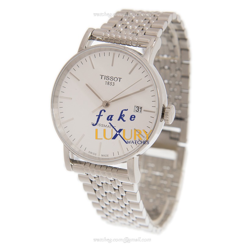 Tissot Everytime T109.407.11.031.00 Automatic Stainless Steel White Dial Replica Watch - Image 3