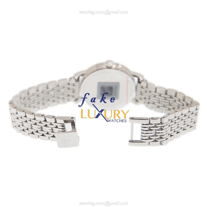 Tissot T109.210.11.033.00 Replica Watch, White Dial Quartz Movement, Silver Steel Bracelet - Image 5