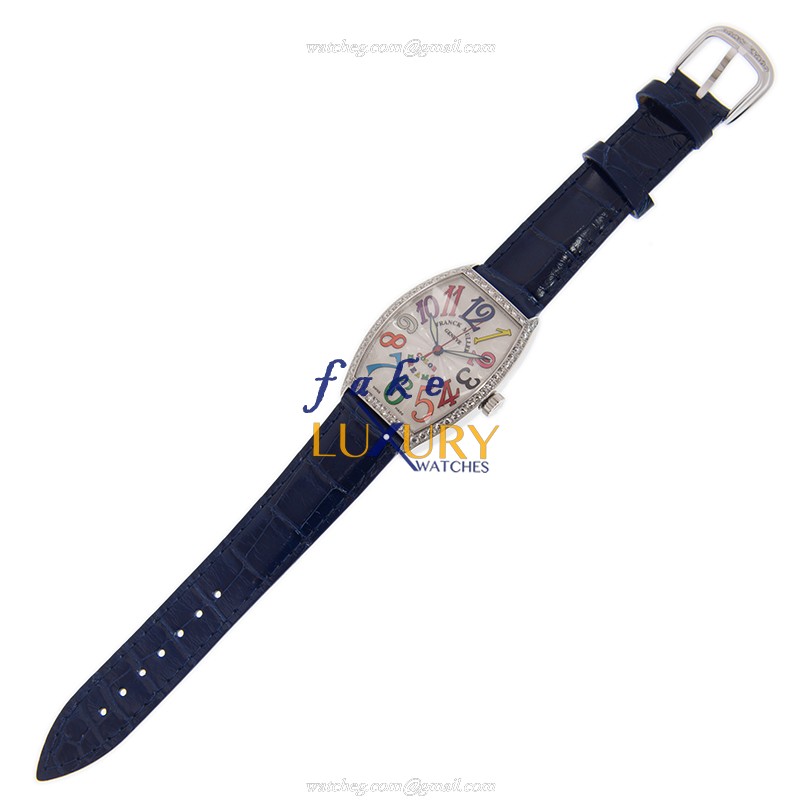 Franck Muller 5851M SC COL DRM D 1R AC CINTREE CURVEX Automatic Stainless Steel & Diamond Replica - Image 2