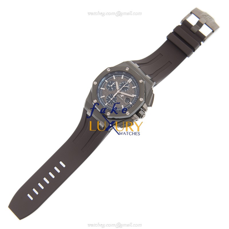 Audemars Piguet 26405CG.OO.A004CA.01 Royal Oak Offshore Replica Watch, Automatic Gray Dial Ceramic - Image 2