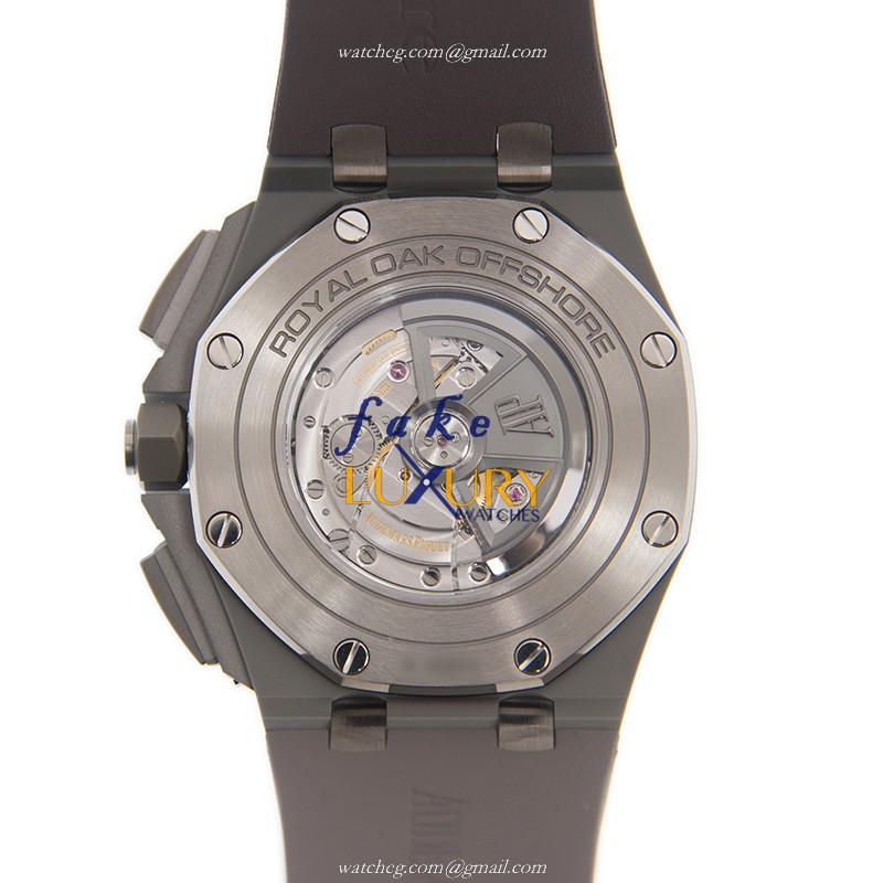 Audemars Piguet 26405CG.OO.A004CA.01 Royal Oak Offshore Replica Watch, Automatic Gray Dial Ceramic - Image 3